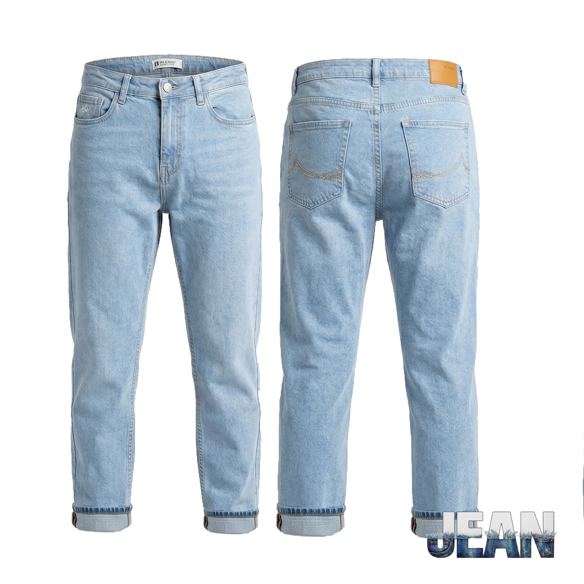 BLEND | Light Blue Jeans | Jean.pk - Image 3
